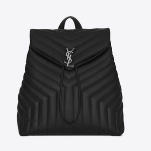 Authentic Ysl leather backpack